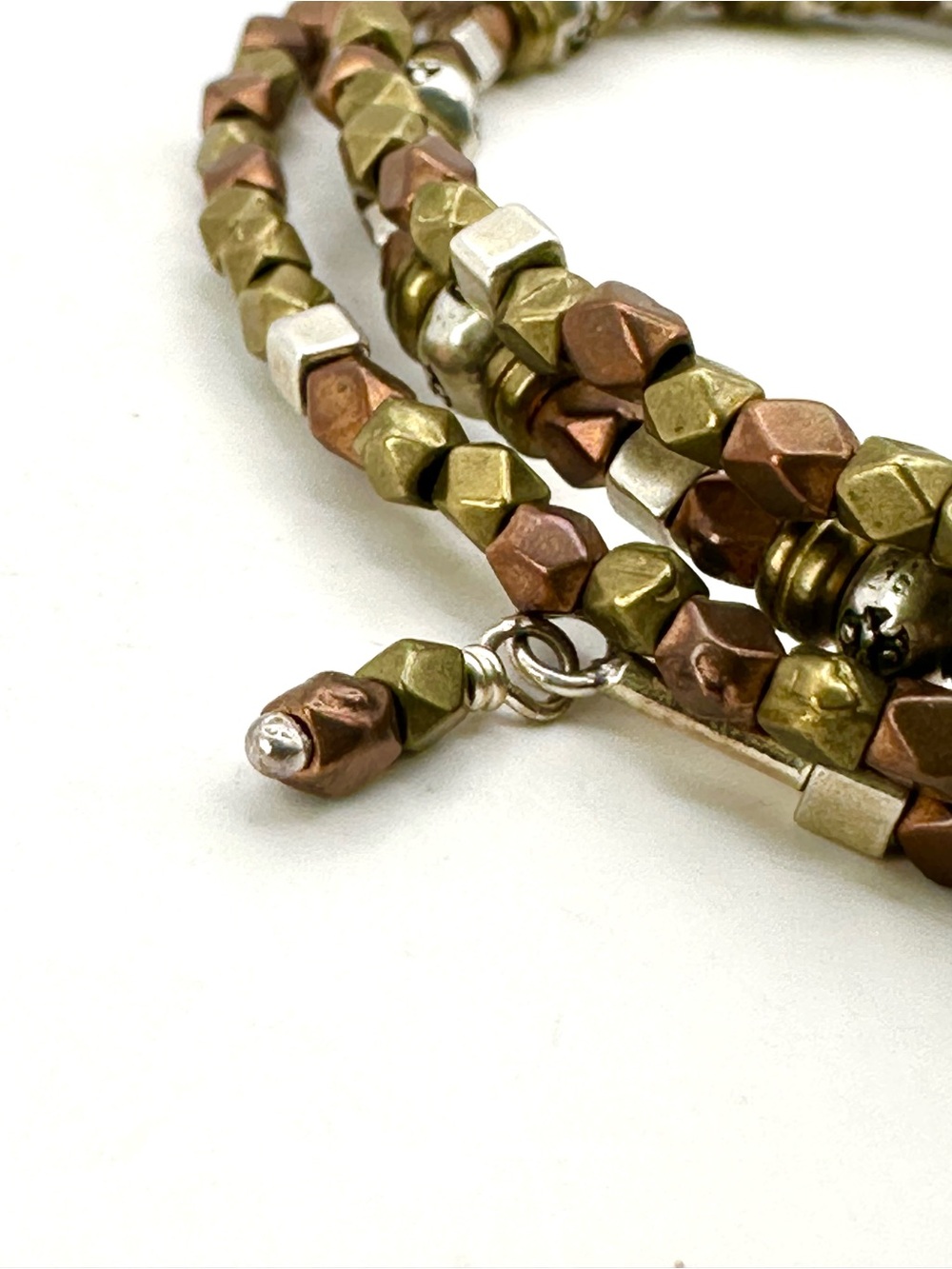 Silpada Retired Sterling Silver, Copper & Brass Wire Wrap Bracelet - Picture 4 of 6